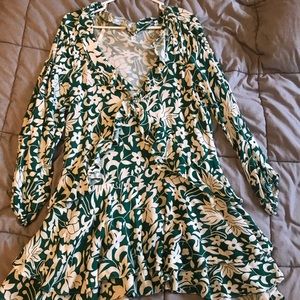 Reserved: NWOT Free people Rebecca Ruffle dress